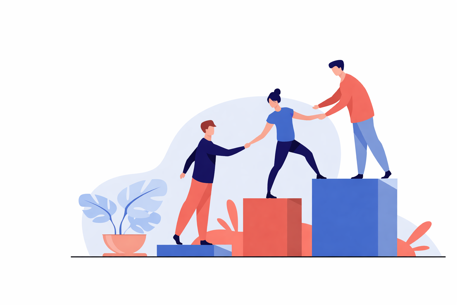 Web design and SEO team collaborating on a project